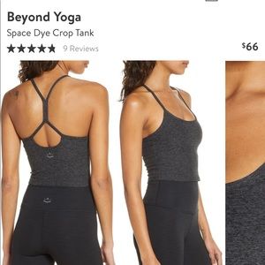 ✨Beyond Yoga Spacedye Cropped Tank Size L✨